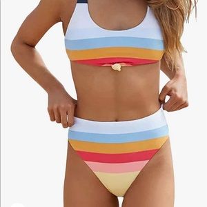 Rainbow bikini